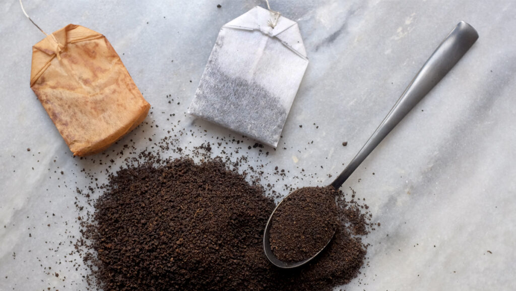 Earl Grey teabag and loose leaf tea grading